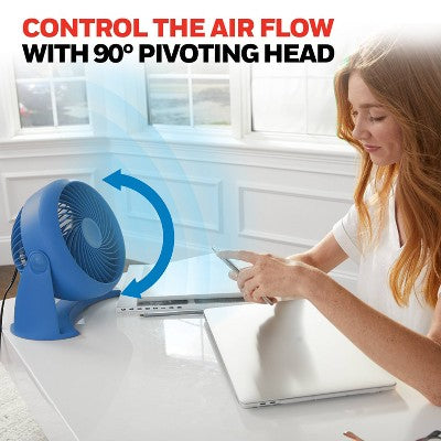 Honeywell TurboForce Portable Fan Blue Aura