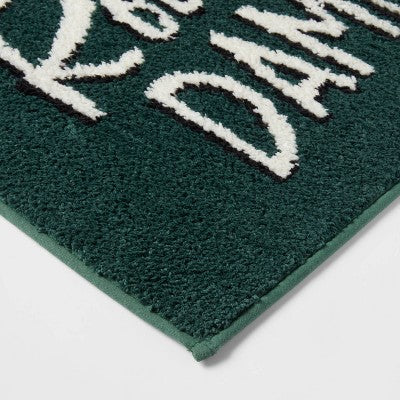 20"x30" Bath Rug Green - Room Essentials: Machine Washable, Latex Backed, Medium Pile, OEKO-TEX Certified