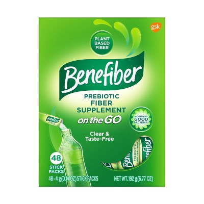 Benefiber Prebiotic Fiber Sticks - 48ct