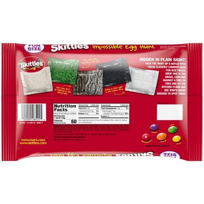 Skittles Original Fun Size Impossible Egg Hunt Easter Candy Bag - 10.72 oz