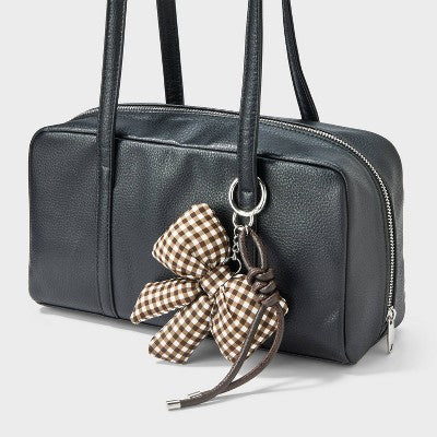 Gingham Bow & Braided Cord Bag Charm - Wild Fable Multi