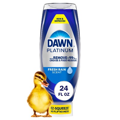 Dawn Platinum Ez Squeeze Liquid Dish Soap Fresh Rain - 24 fl oz