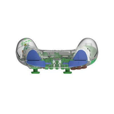 PDP REALMz Wireless Nintendo Switch Controller Forest Biome: USB-C Connection, Clear Design