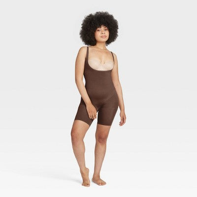ASSETS by SPANX SPANXsculpt Women's Bodysuit - Chestnut Brown M