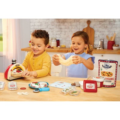 Little Tikes Creative Chefs Pizza Kit with Special Make-It Mix Play Sand 18+ Accessories