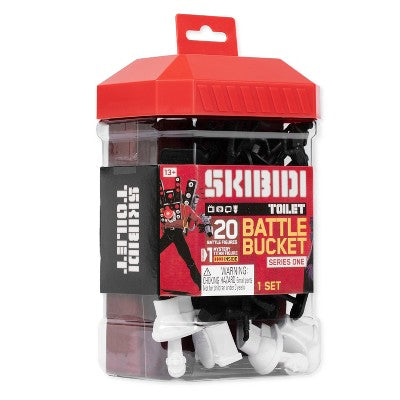Skibidi Toilet Battle Action Figure Bucket