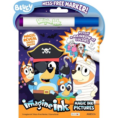 Bluey Halloween Imagine Ink Book