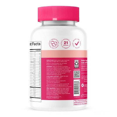 SmartyPants Women's Plus Multivitamin & Omegas Gummies with Vitamins C, D3, B12 & Zinc - 90ct