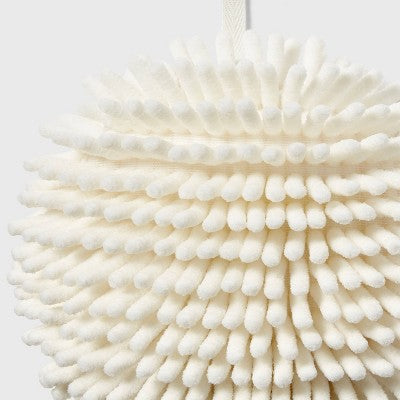 Noodle Round Hand Towel Ivory - Room Essentials