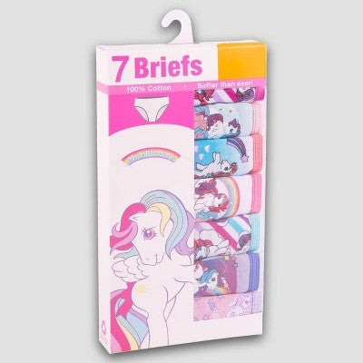Girls' My Little Pony 7pk Cotton Briefs - 6