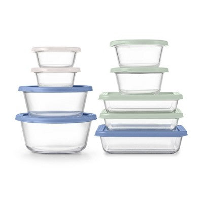Ello Everyday 18pc Mixed Food Storage container Set Garden Harmony