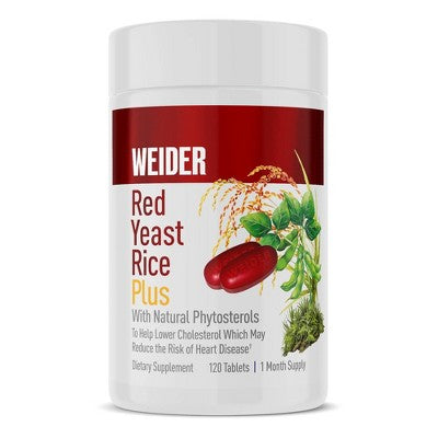 Weider Red Yeast Rice Dietary Supplement Capsules - 120ct