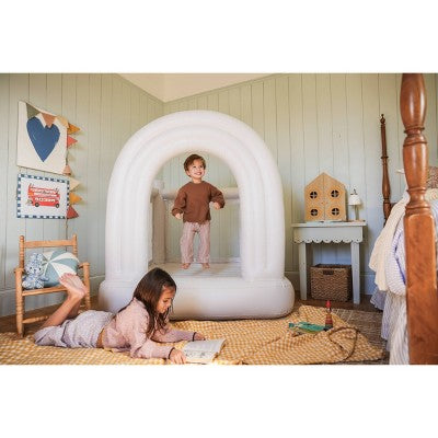 SMOL Mini Rainbow Bounce House White (LOCAL PICKUP ONLY)