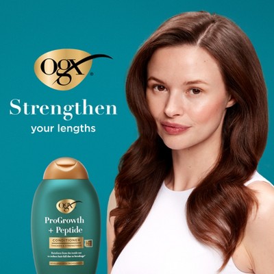 OGX ProGrowth + Peptide Thickening Hair Conditioner - 13 fl. oz: Damage Repair, For All Hair Types, Liquid Form