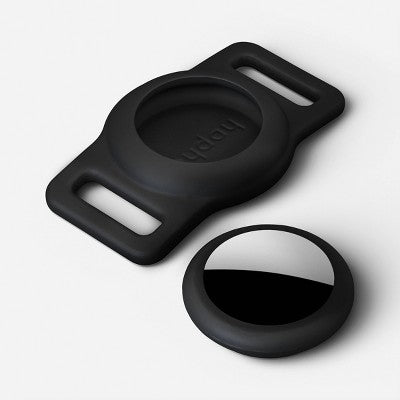 AirTag Silicone Pet Collar - heyday Black