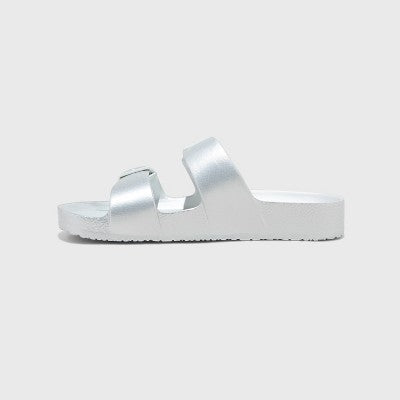 Women's Neida EVA Two Band Footbed Slide Sandals 11