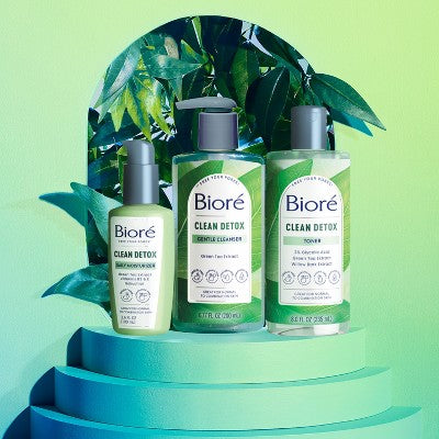 Biore Clean Detox Face Moisturizer - 3.4 fl oz