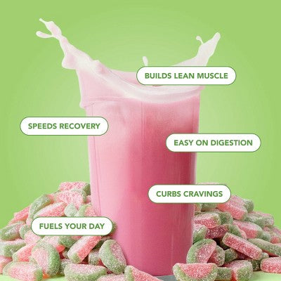 Clean Simple Eats Clear Protein Powder Sour Candy Watermelon - 1.00oz/1 Stick