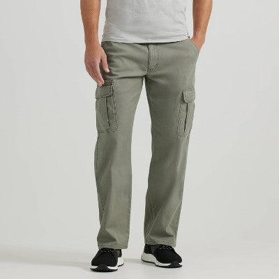 Wrangler Men's ATG Relax Cargo Pants - Dusty Olive 38x32