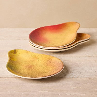 4pk 9"x7" Melamine Pear Shaped Dessert Plates - John Derian for Target