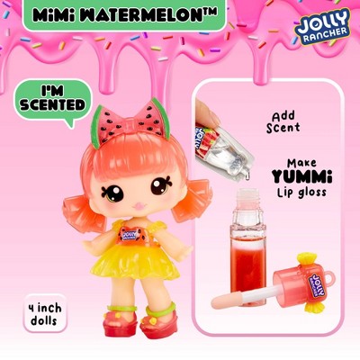 Yummiland x Licensed Sweets Lip Gloss Doll: Jolly Rancher Includes DIY Lip Gloss + Removable Keychain