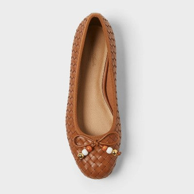 Women's Merritt Flats Memory Foam Universal Thread Cognac 6.5