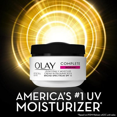 Olay Complete Cream Moisturizer with SPF 15 Normal, 2.0 oz