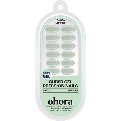 Ohora Nail Art Gel Tip - Sage Serenity - 30ct