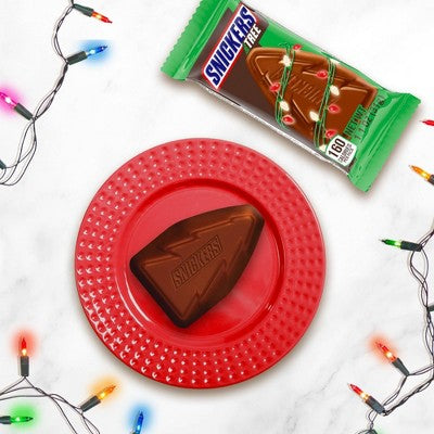 Snickers Christmas Candy Trees Single Size Chocolate - 1.1oz