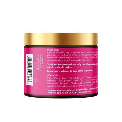 Mielle Organics Pomegranate & Honey Maximum Hold Hair Gel Styler - 16oz