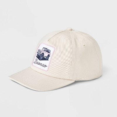 Girls' Bronco Baseball Hat - art class Beige