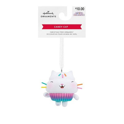 Hallmark Gabby's Dollhouse Cakey Cat Christmas Tree Ornament
