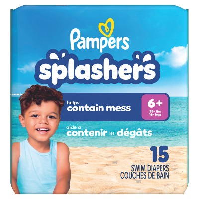 Splashers Pampers Swim Diapers Jumbo Pack - Size 6+ - 15ct