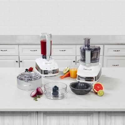 Cuisinart Core Custom 10-Cup Food Processor - White - FP-110: 2-Speed, Stainless Steel Blades, Pulse, Shredder, Chopper