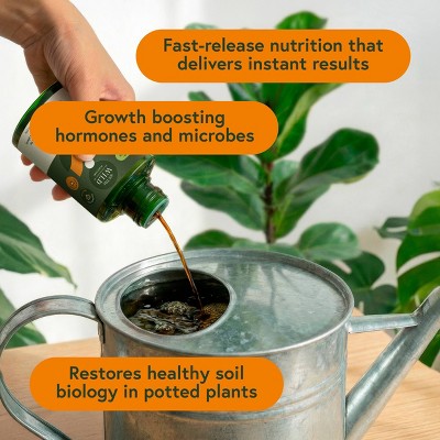 WE THE WILD Grow Concentrate Fast-Release Organic Plant Food for Houseplants 5.1 fl oz