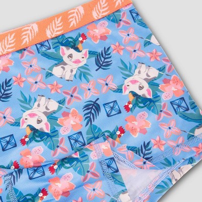 Girls' Moana 4pk Girlshorts Underwear - 6
