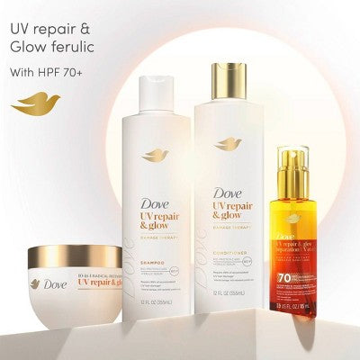 Dove Beauty UV Repair & Glow Conditioner - Damage Therapy - 12 fl oz