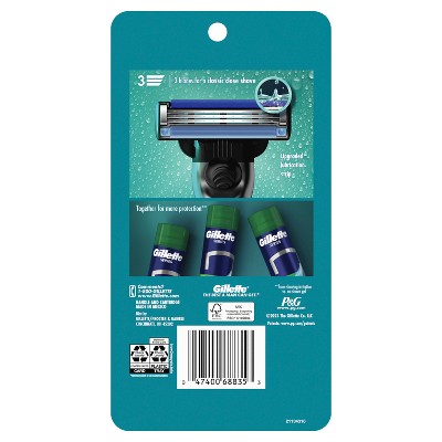 Gillette Mach3 Value Pack Razor - Handle + 6 Blade Refills