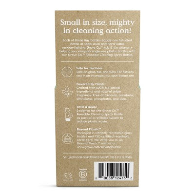 Grove Co. Lemon & Eucalyptus Tub & Tile Cleaner Concentrate - 2 fl oz
