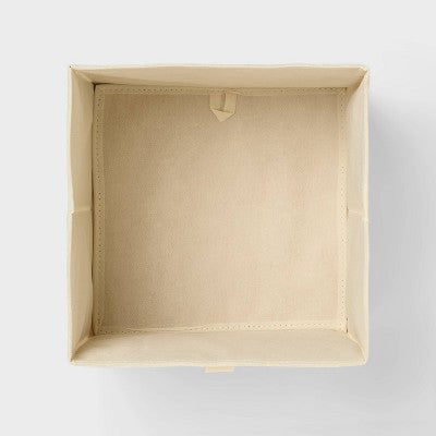 11" Fabric Bin Khaki - Brightroom