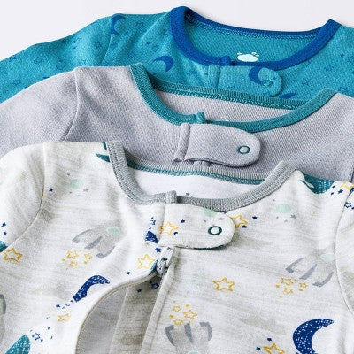 Baby Boys' 16pk Layette Gifting Bundle - Cloud Island Blue 0-3M