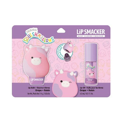 Lip Smacker Patty Lip Balm & Grape Lip Oil - 2pc: Moisturizing, Includes Lip Balm and Lip Gloss