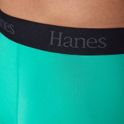Hanes Men's Super Stretch Trunks 3pk - Green/Gray/Black S