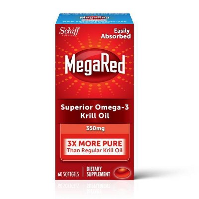 MegaRed Omega-3 Krill Oil Dietary Supplement Softgels - 60ct