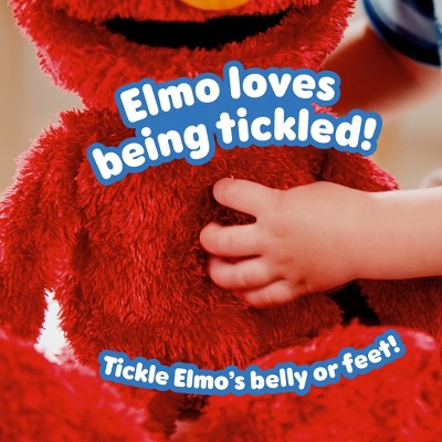 Sesame Street Tickle Me Elmo Giggle Max Interactive Plush Toy