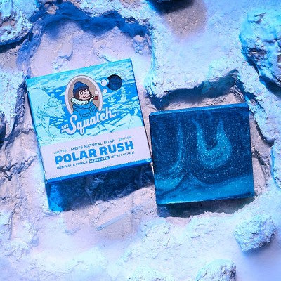DR. SQUATCH Men's All Natural Bar Soap - Polar Rush - 5oz