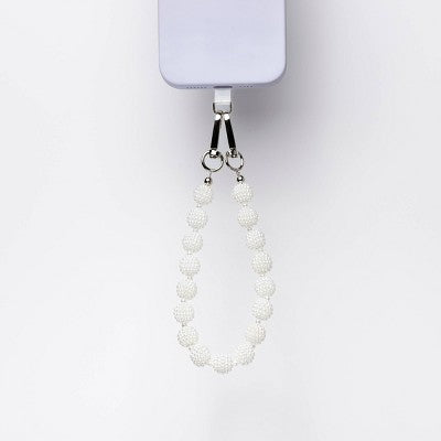 Hello Lux Phone Wristlet - Berry Pearl Beads