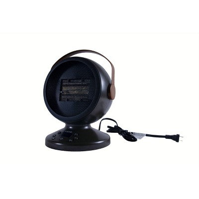 Cascade Portable Heater with Handle Black