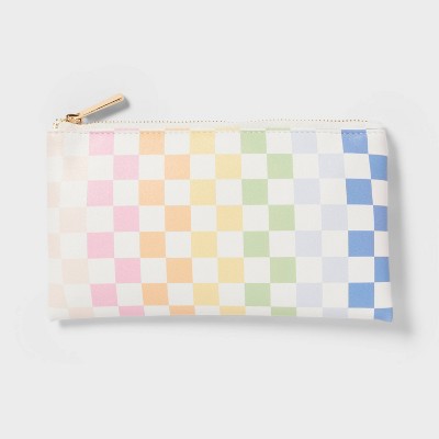 Pencil Pouch Checkered - Spritz
