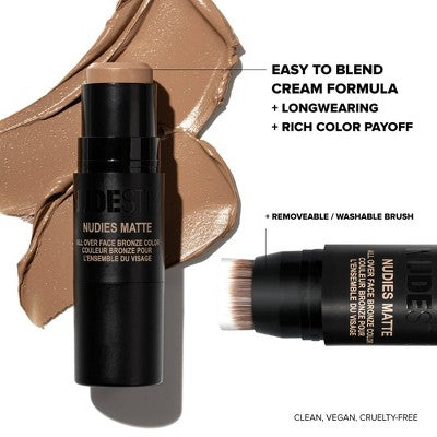 NUDESTIX Nudies All Over Face Matte Bronzer - Sunkissed - 0.25oz - Ulta Beauty